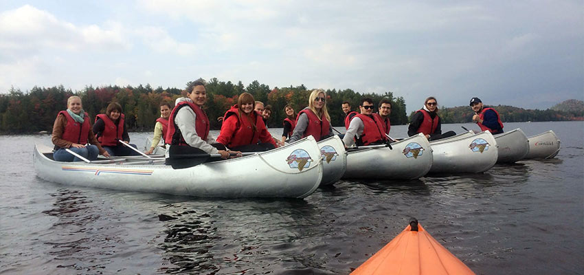 Kayaking at Raquette Lake