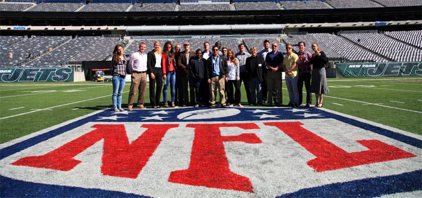 International Students at Metlife Football Stadium