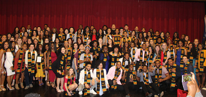 Group shot of Kente participants