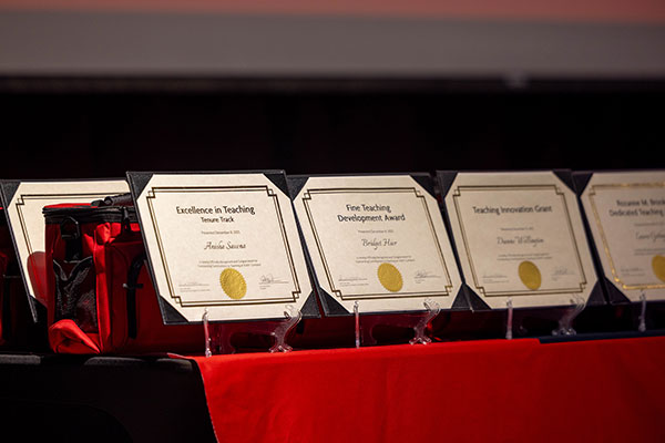 University recognizes teaching, research and service