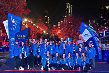 Sport Management Majors Help Run NYC Marathon