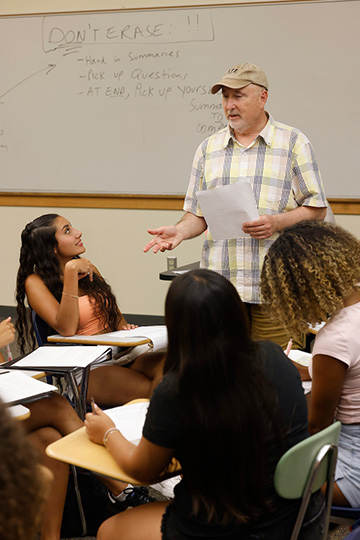 Lewis Rosengarten director of the Educational Opportunity Program 