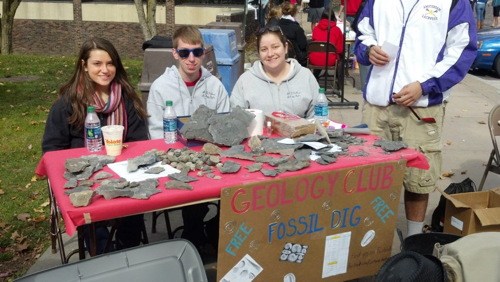 Geology Club at club fair