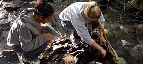 Photo of students at Hoxie Gorge Photo of students at Hoxie Gorge